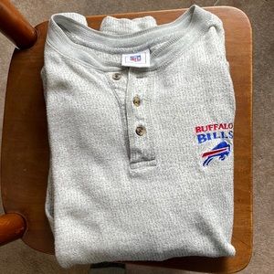 Buffalo Bills NFL Men’s Henley Long Sleeve Shirt
